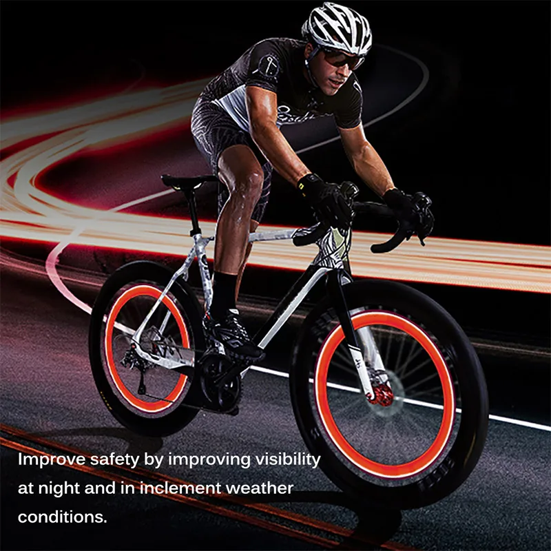 

2PCS LED Bicycle Lights for Tire Wheel Stem Valve Cap Flash Neon Light Mountain Road Bike Cycling Car Tyre Lights Cover Lamp