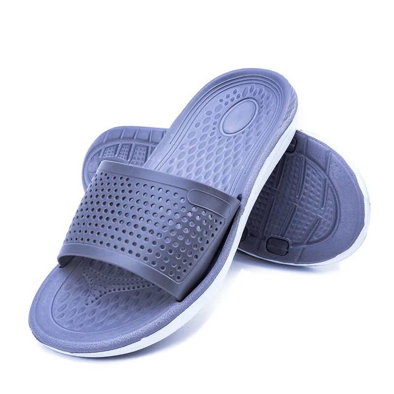 Мужские шлепанцы на мягкой подошве для отдыха удобные простые мужские пляжные