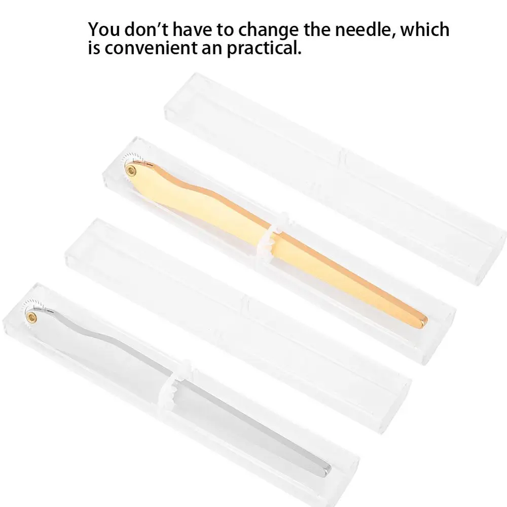 

Newest Hand-Stitched Microblading Roller Pen Practice Tattoos Brow Half-Permanent Makeups Light Luxury Fogs Eyebrow Tools Supply