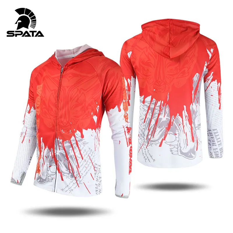 Новинка 2021 рыболовные рубашки SPATA защита от УФ лучей воздухопроницаемые