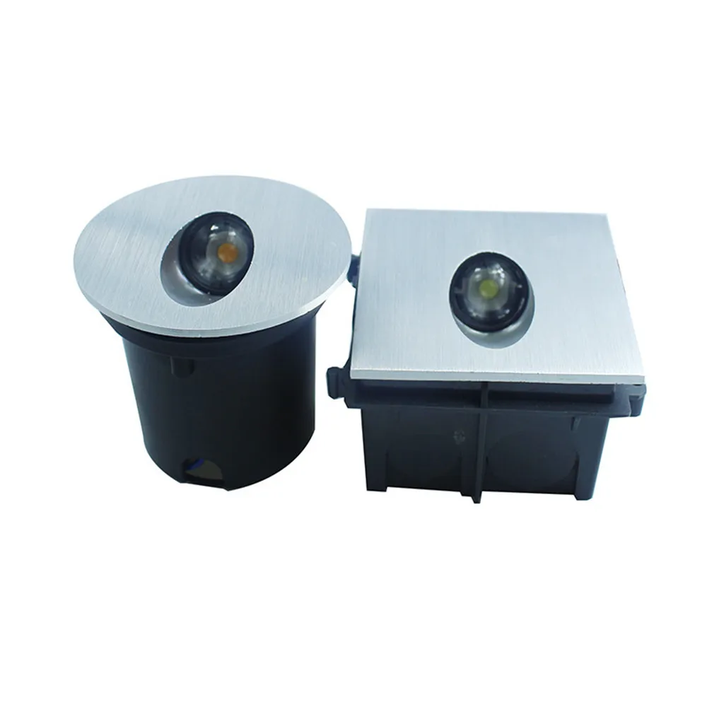 

Modern Led Wall Lamp 1W 3W Recessed Porch Pathway Step Stair Light Basement Bulb LED Wall lights for Home decoration AC110-240V