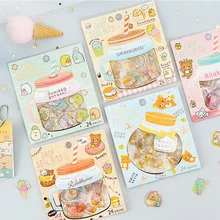 Rilakkuma Хрустальная капельница прозрачные дневные декоративные наклейки Скрапбукинг палочка этикетка канцелярские наклейки для дневника, альбома