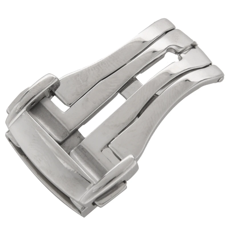 18mm Stainless Steel Deployant Watch Strap Folding Buckle Clasp For Omega Smooth #18Mm |