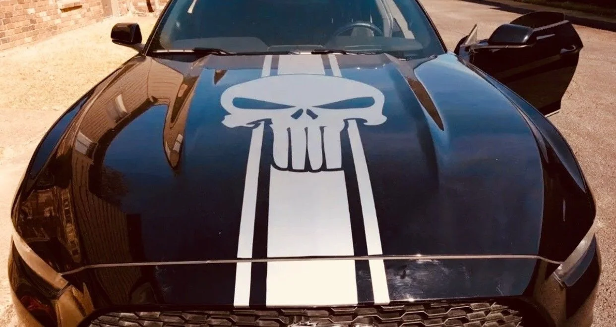 Для универсального капота Каратель Универсальный подходит Mustang GMC Dodge полоса