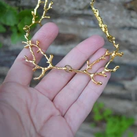 gold branch necklace gold twig necklace rustic twig jewelry branch jewelry woodland jewelry