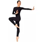 Женский танцевальный костюм-кошка на молнии сзади из лайкры