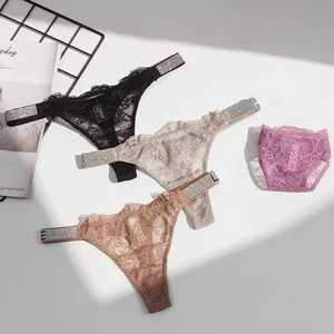 Women's Underwear Sexy LaceFun Transparent Diamond Letters Low Waist Seamless Girl's Briefs T-Back Female Breathable Thongs Women's Underwear Sexy LaceFun Transparent Diamond Letters Low Waist Seamless Girl's Briefs T-Back Female Breathable Thongs