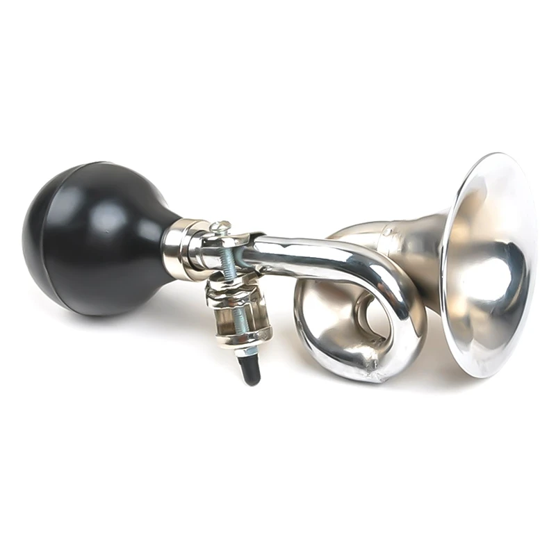 

2021 New Bicycle Air Horn Safety Road Bike Handlebar MTB Cycling Loud Bells Alloy Trumpet Honking Bicycle Accessories