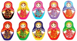 Магнит плоский смола хохлома|Магниты на холодильник| |