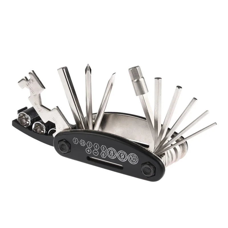 16 в 1 многофункциональные инструменты для ремонта велосипеда набор с