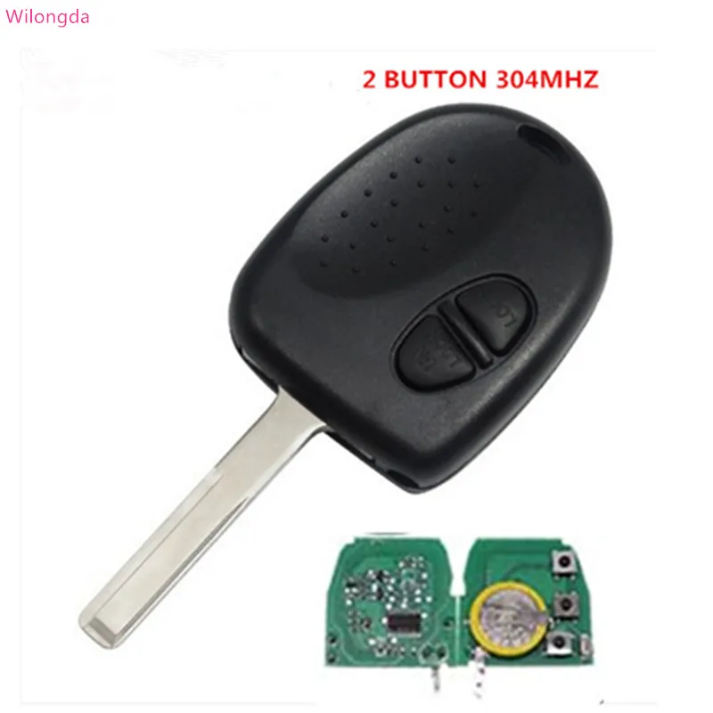 

Wilong Auto key smart Remote control 1/2/3 button 304 mhz HU43 blade For Chevrolet Holden remote key
