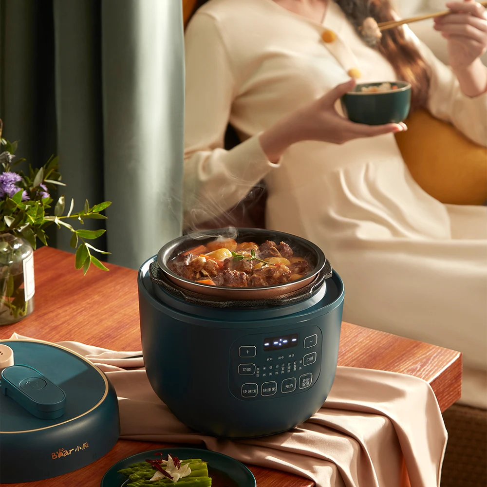 

220V Household Electric Pressure Rice Cooker 2L Intelligent Non-Stick Mini High Pressure Rice Cooking Pot