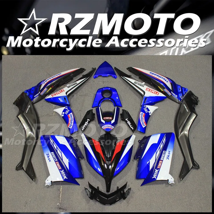 

Injection Mold New ABS Whole Fairings Kit Fit for YAMAHA Tmax 530 2015 2016 15 16 Bodywork Set it Blue Cool