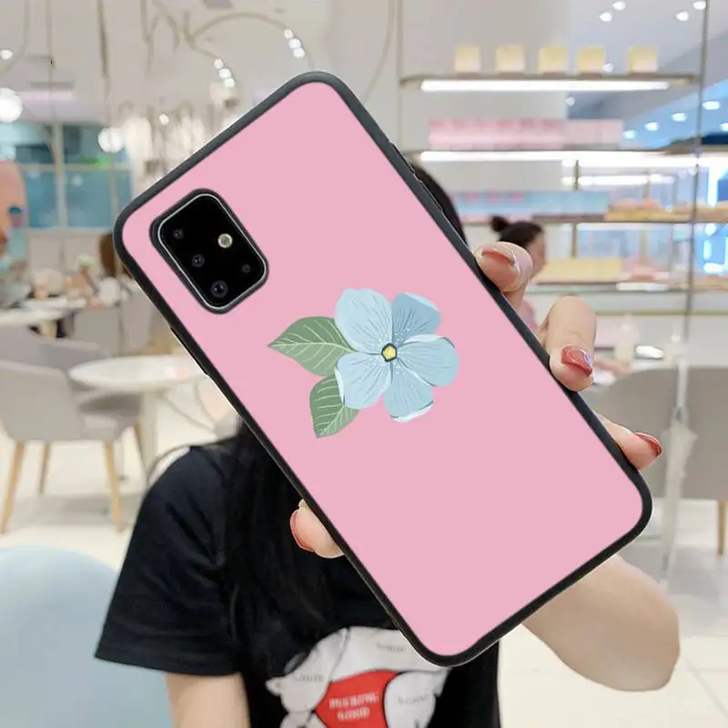 

Cute Flower Art Star Phone Case For Samsung S9 10 20Plus Note 7 8 9 10 10plus Pro J8 M30 31 A30s A71