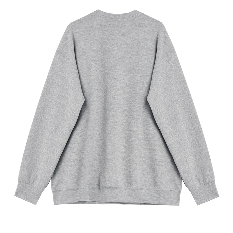 New Solid Color Long Sleeve Hoodie Women's 2021 Bow Decorated Fashion Autumn Korean Style O-Neck Sweatshirt Tops Female Coats | Женская