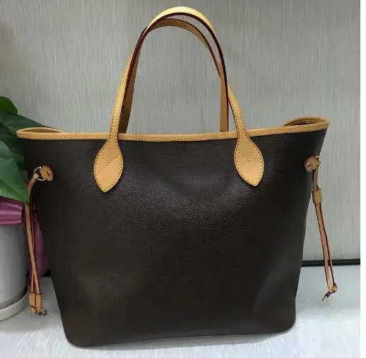 

Excellent Quality Neverful Bags For Women 2021 Shopping Handbags Luxury Brand Shoulder Bag Canvas Leather Neverfull Bag MM/GM