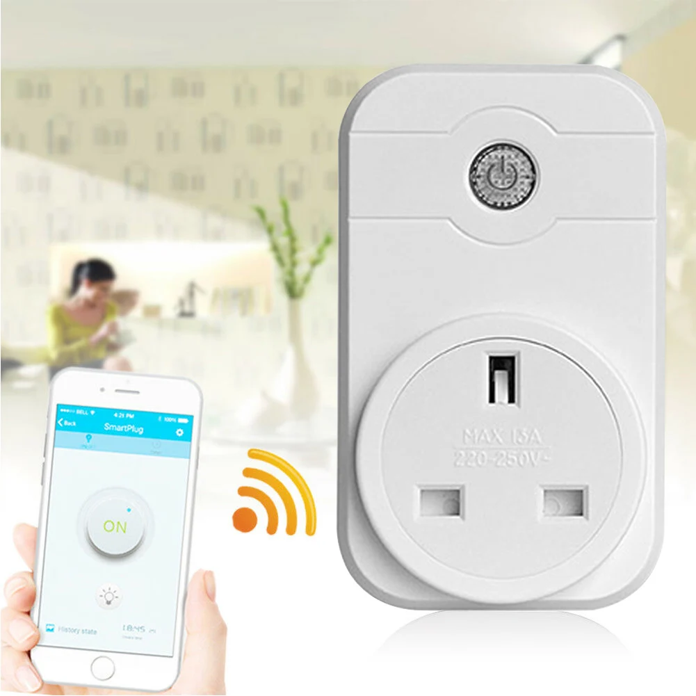 

WiFi Smart Switch Timer Remote Control Module Socket Compatible for iOS Android TT-best
