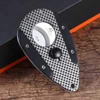 galiner carbon fiber metal cigar cutter sharp guillotine tobacco smoking cutting tool portable luxury cutter for cigars