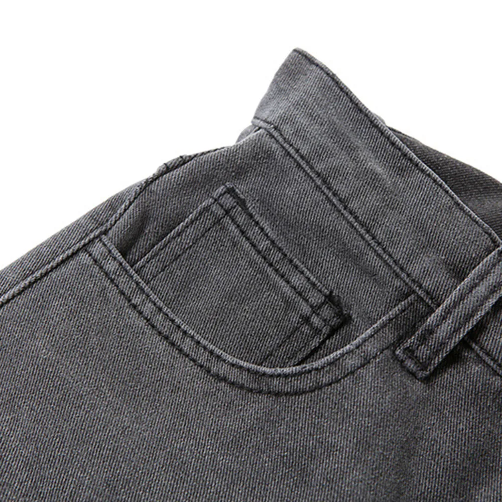 

Western Style Fashion Trend Summer 2021 High Waist Irregular Cowboy Shorts Casual Solid Color Design Simple Hot Sale