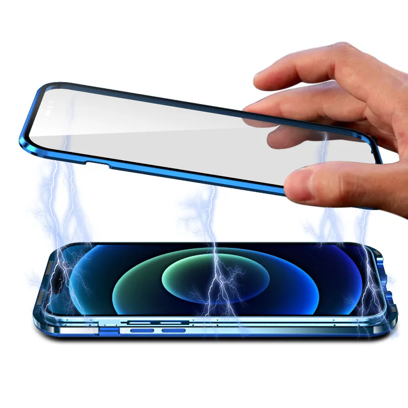 Магнитное поглощение для iPhone 12 Pro Max чехол с защитой объектива камеры