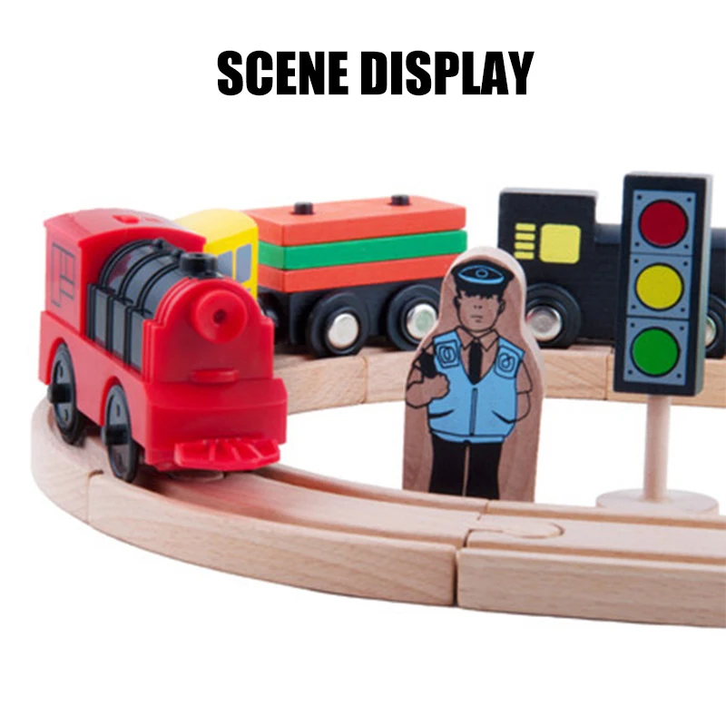 

Magnetic Alloy Electric Mini Locomotive Toy Cartoon Train Collection Toy for Kids NSV775