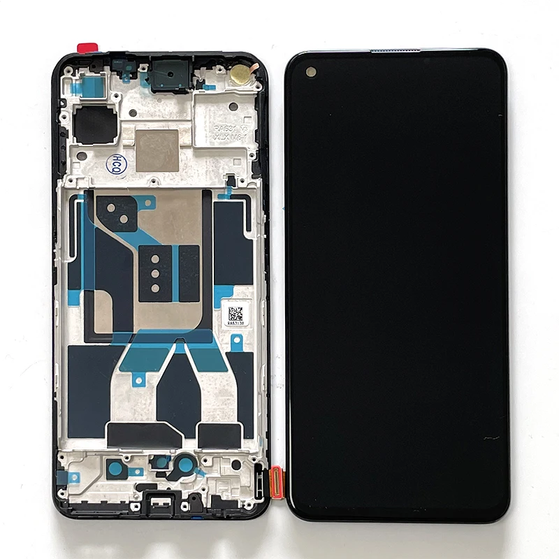 Pantalla LCD Amoled Original de 6,43 pulgadas para Oppo Realme GT 5G/Master, digitalizador de Panel t&aacute;ctil para Realme GT Neo Flash Neo, Marco LCD-2