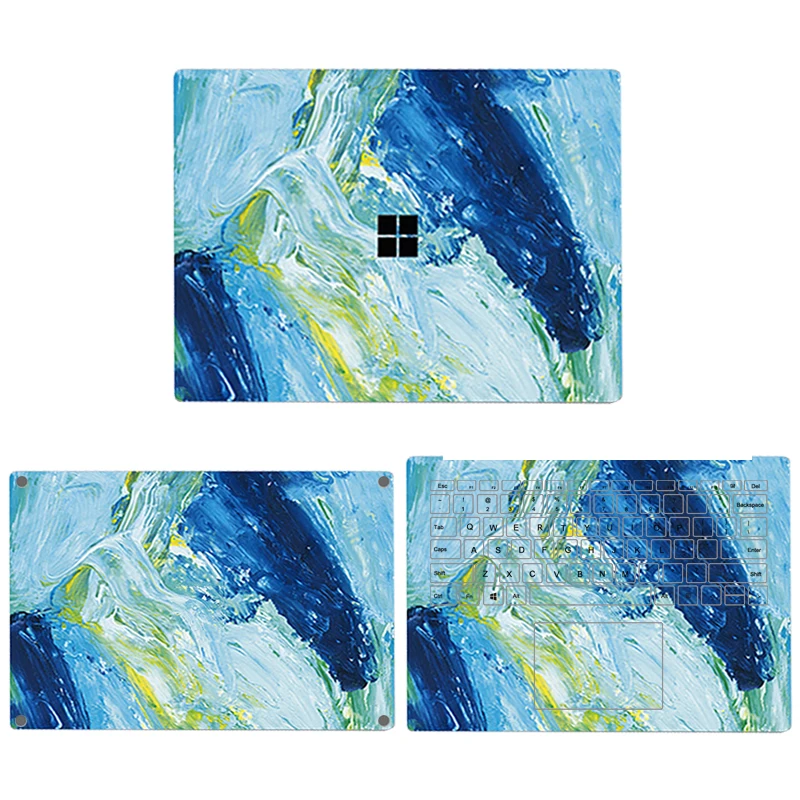 

Наклейки на ноутбук 1/2, 13,5, 15 дюймов, для Microsoft Surface Laptop 3/4, 13,5