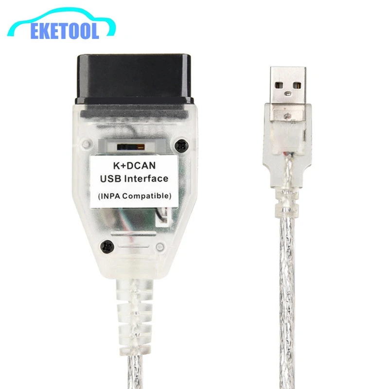 Новейший переключатель FTDI K + DCAN USB интерфейс для BMW INPA /Ediabas OBD2 CAN SCAN