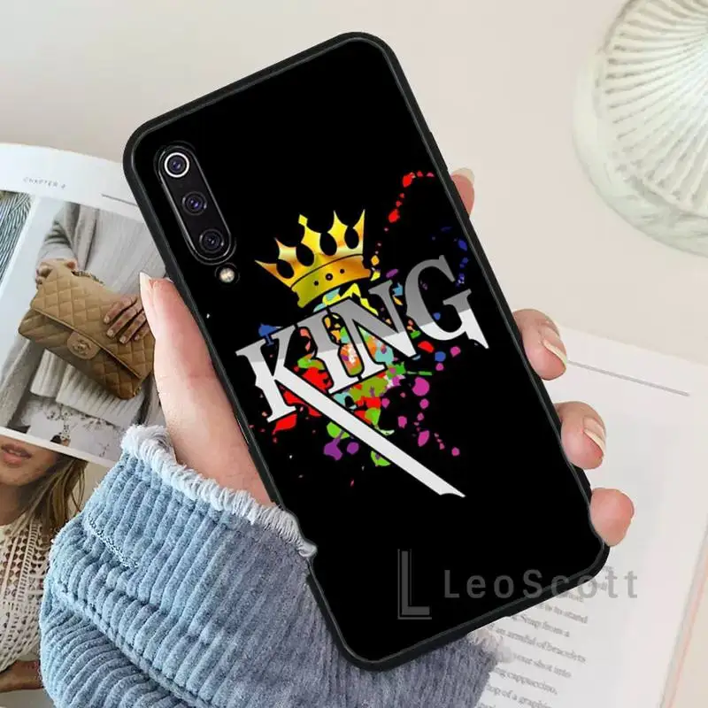

simple king queen Phone Case For Xiaomi Redmi 7 9t 9se k20 mi8 max3 lite 9 note 8 9s 10 pro