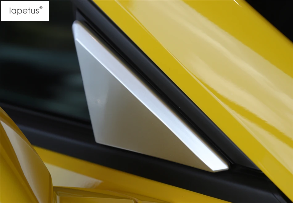 Lapetus аксессуары для Chevrolet Camaro столб A окно передняя дверь треугольная оправа формовочная крышка комплект отделка 2 шт