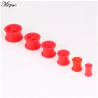 miqiao piece hot selling silicone auricle hollow airplane pattern ear expander ear piercing jewelry ear plug