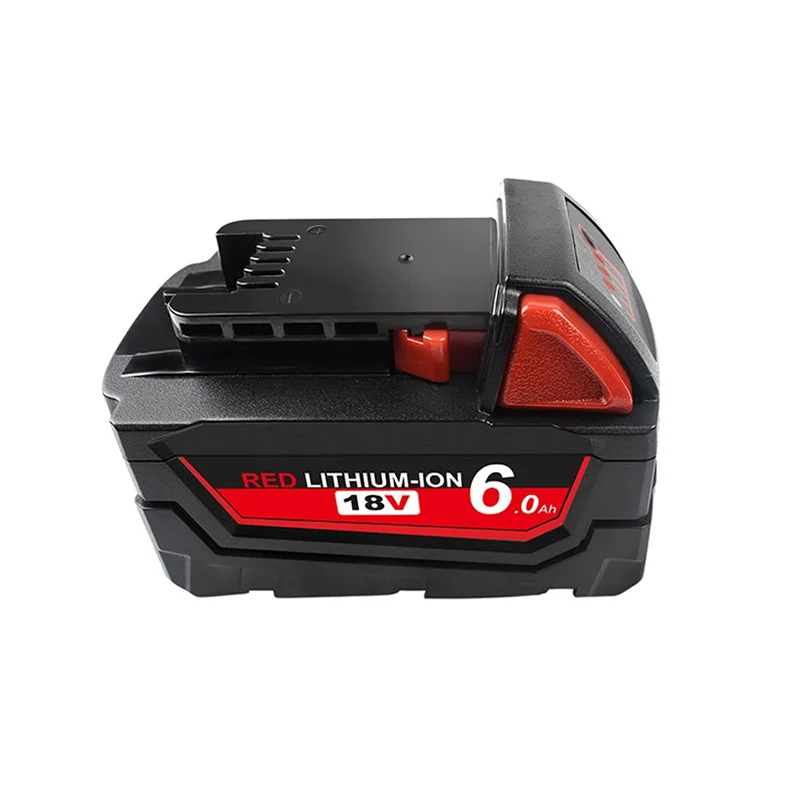 

1 шт., литий-ионный аккумулятор 6000 мАч для Milwaukee M18 48-11-1815 48-11-1850 2646-20 2642-21CT, аккумулятор Milwaukee M18