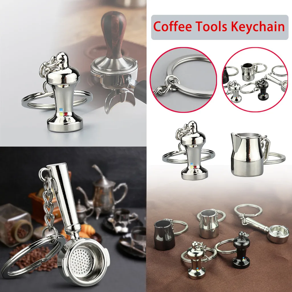 Креативная кофемашина Barista брелок для ключей ручка Moka Pitcher портативная | Отзывы и видеообзор