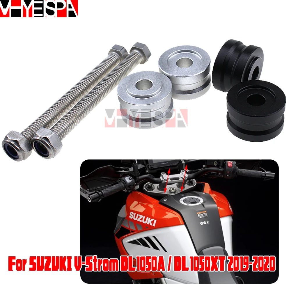 

Motorcycle modification handlebar risers Height up Adapters For SUZUKI V-Strom DL 1050 XT 1050A 1050XT VStrom DL1050