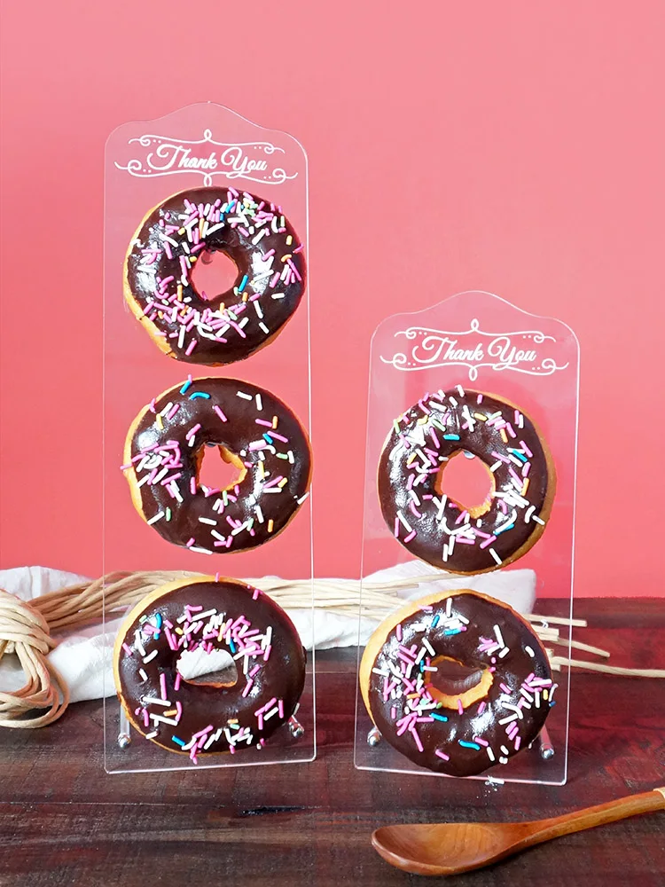 Подгонянный акриловый держатель для пончиков хороший подарок на день рождения