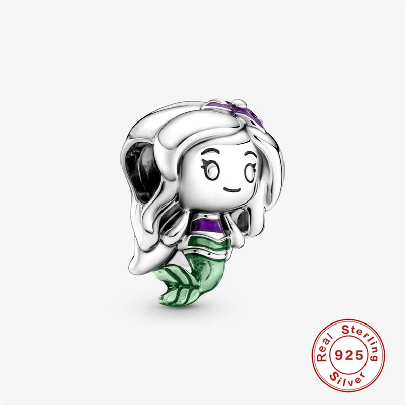 

Бусины в виде сказочной принцессы из стерлингового серебра 925 пробы для изготовления женских ювелирных изделий, подходят для оригинального...