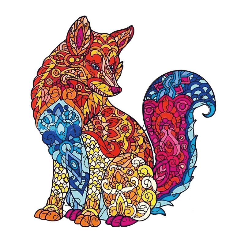 

Stress-relief Toy Wooden Jigsaw Puzzles Wooden Puzzles for Adults Best Gift for Adults and Kids60/105PCS Uniquely Shape A2UB