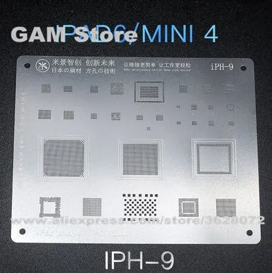 

MIJING BGA iPad6 Air2 Mini4 CPU RAM Nand Wifi Baseband Power Audio IC