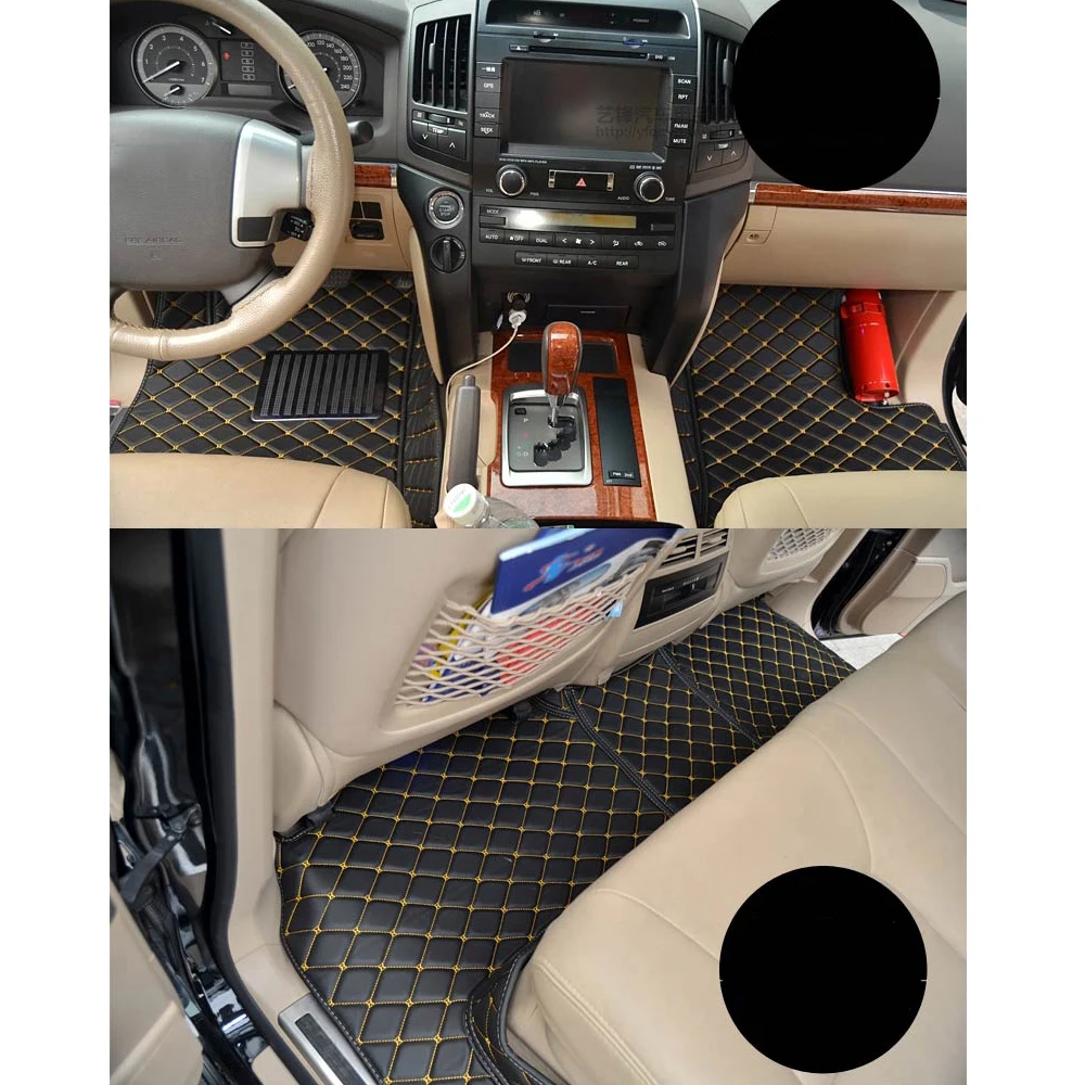 Lsrtw2017 кожаные автомобильные коврики для Toyota Land Cruiser 2009 2010 2011 2012 2013 2014 2015 2016 2017 2018 Lc200