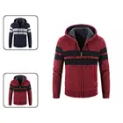 Кардиган, Свитер с плюшевой подкладкой, удобное теплое пальто с длинным рукавом и капюшоном для дома