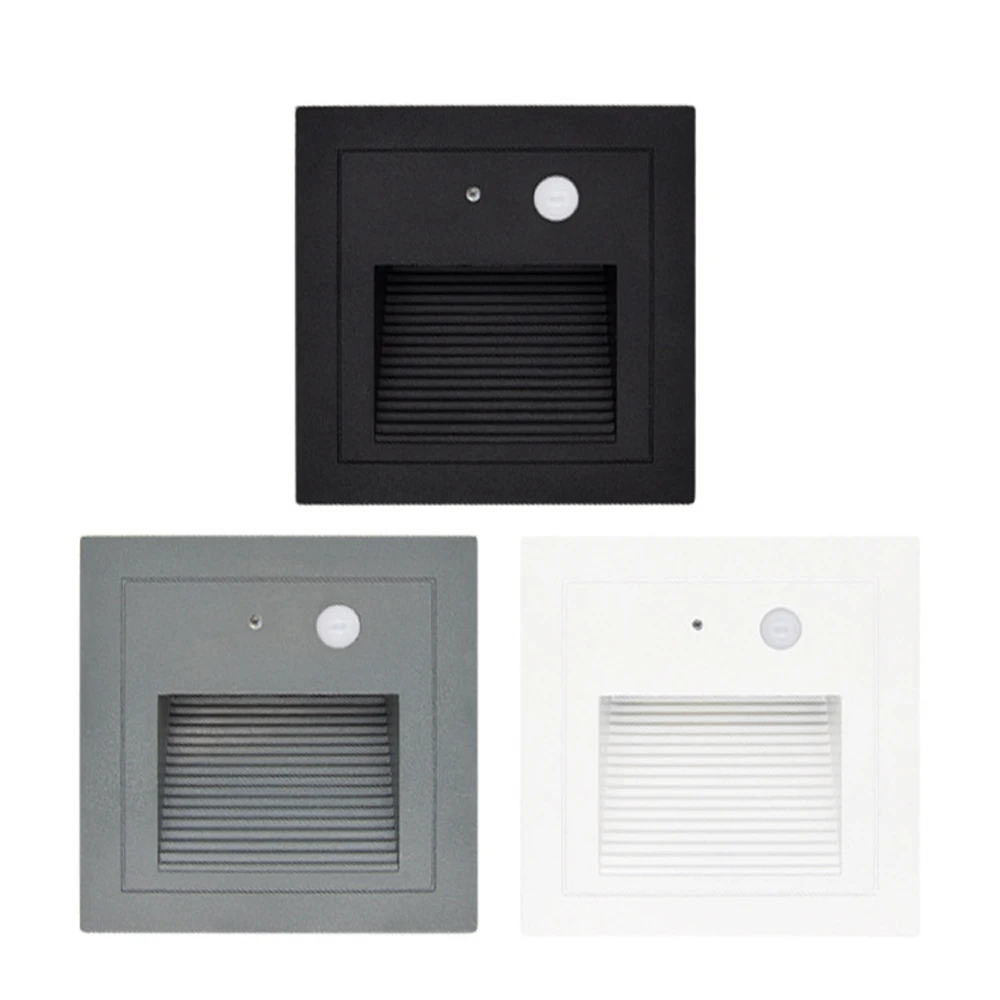 Светодиодный светильник для лестницы с датчиком движения внутренний/наружный