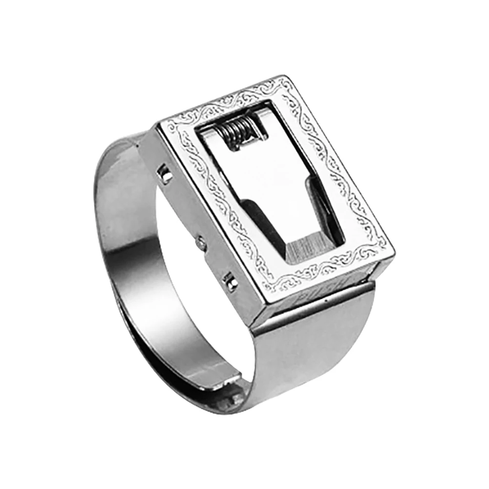 

Self-defense Ring Knife Stainless Steel Adjustable Foldable Knife Hidden Weapon Self Care Survive Military Protector