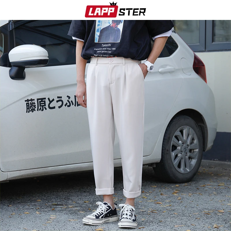 LAPPSTER Мужские Streetwear бегуны Брюки 2019 Mens Hip Hop Black Тренировочные штаны мужчины