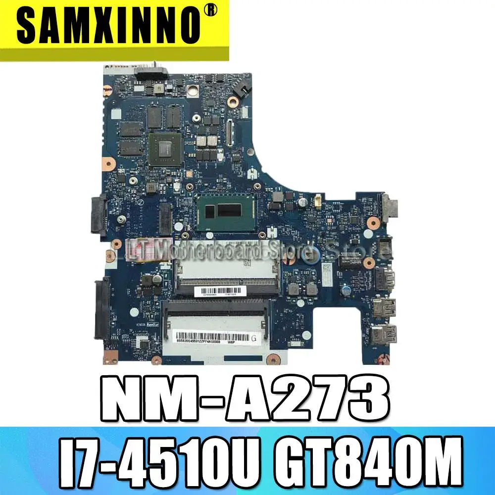NM A273 материнская плата для ноутбука For Lenovo Z40 70 тест оригинальная I7 4510U GT840M|laptop