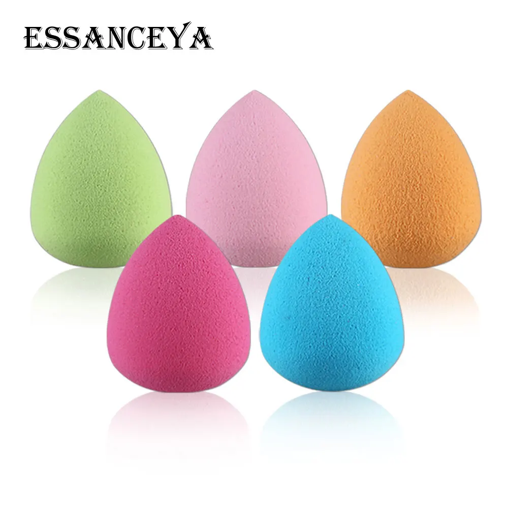ESSANCEYA 5 шт. Pro Макияж Блендер основа для макияжа спонж губки вода мульти форма Косметический смешивающий порошок Гладкий спонж для нанесения макияжа Инструменты