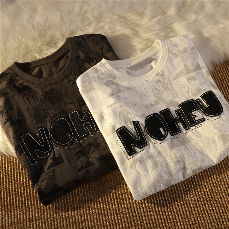 

Cute Bear Print Multicolor T-Shirt Women Summer Oversize Loose Cotton Tees Street Casual Fashion Kawaii Y2k Anime Clothing