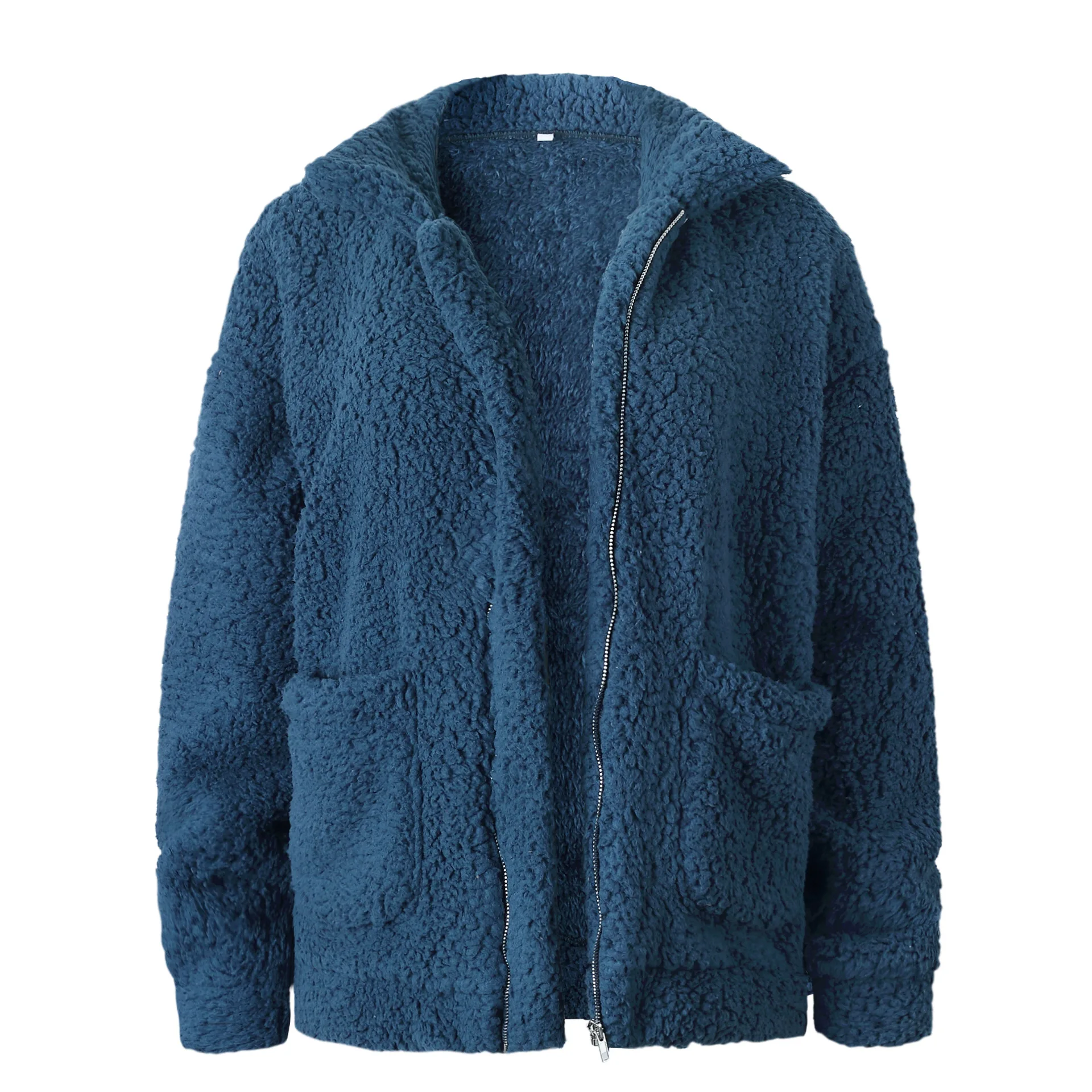 

autumn winter warm thick teddy coat Fashion lamb wool faux fur coat jacket coat women casual overcoat oversize outerwear female