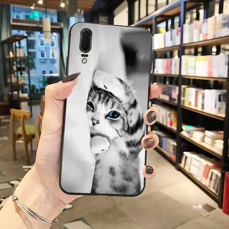 

Cute Animal Cat Animal aesthetics Phone Case For Huawei honor Mate P 10 20 30 40 Pro 10i 9 10 20 8 x Lite