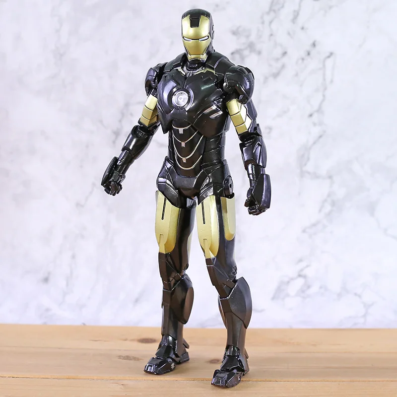 Железный человек 2 Mark IV MK 4 черный золотой Ver. Масштаб 1:6 ПВХ фигурка Crazys игрушки