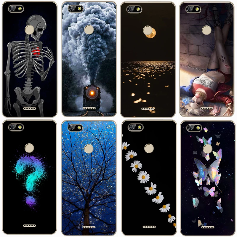 Fashion Soft silicone TPU Back Cover For BQ 5500L ADVANCE Phone Funda Case bq 5500l advance Cute Cartoon |